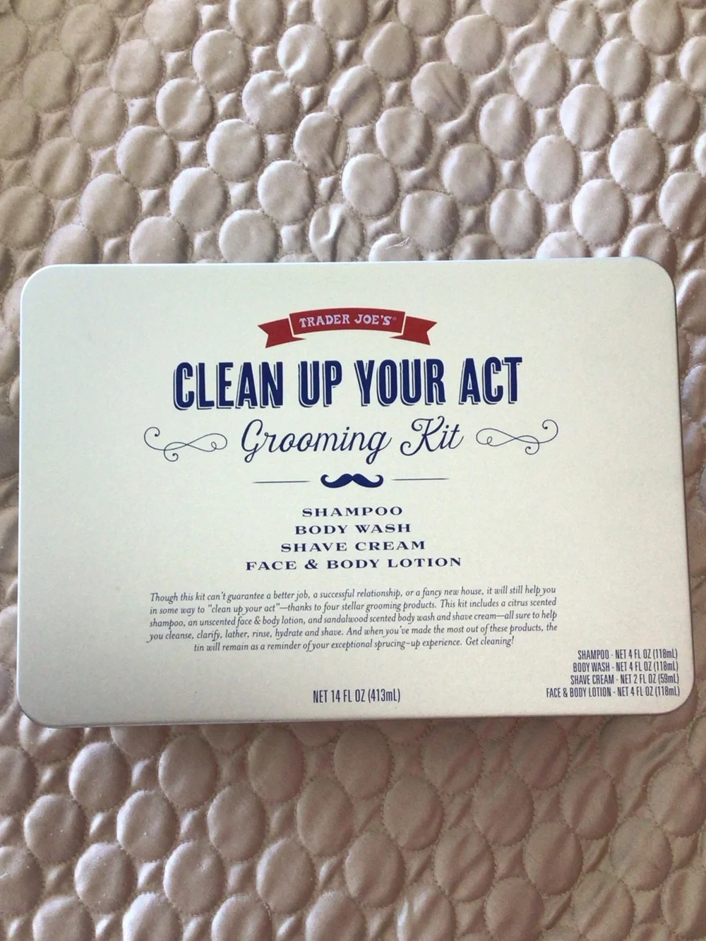 Trader Joes Shaving & Grooming Kit brand new for men